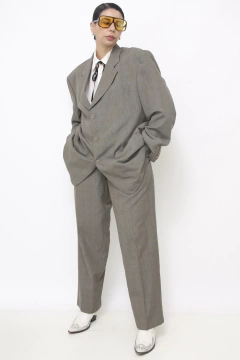 Conjunto xadrez BLAZER + CALÇA - Capichó Brechó