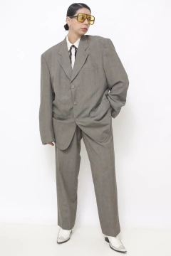 Conjunto xadrez BLAZER + CALÇA - Capichó Brechó