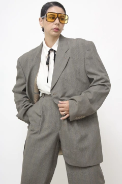 Conjunto xadrez BLAZER + CALÇA - Capichó Brechó