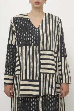 Conjunto SAIA + CAMISA estampado vintage na internet