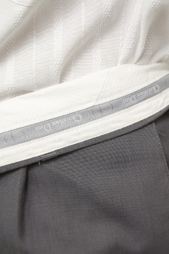 Calça cinza alfaiataria DIOR