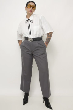 Calça cinza alfaiataria DIOR na internet