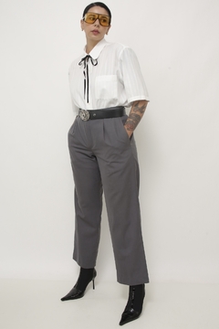 Calça cinza alfaiataria DIOR
