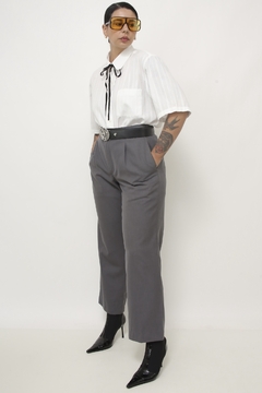 Calça cinza alfaiataria DIOR - Capichó Brechó