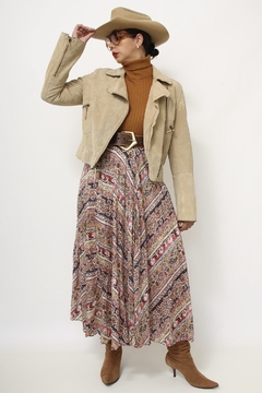 Jaqueta couro camurça vintage GAP - loja online