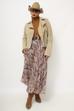 Jaqueta couro camurça vintage GAP - comprar online
