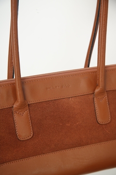 Bolsa caramelo couro vintage SMART BAG
