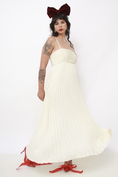 Imagem do Vestido plissado champagne