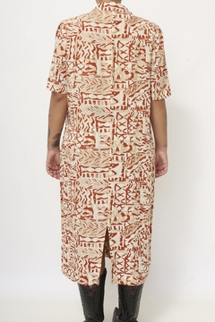 Vestido viscose western estampado - Capichó Brechó