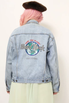 Jaqueta jeans HARD ROCK ORLANDO ORIGINAL na internet