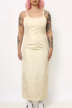 Imagem do Vestido dourado vintage brilho