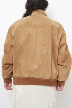Jaqueta couro bomber vintage classica marrom - loja online