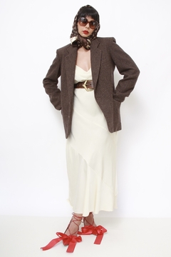 Blazer marrom classico Montevideo - loja online