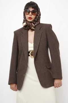 Blazer marrom classico Montevideo - loja online