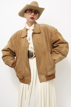 Jaqueta couro bomber vintage forro matelasse na internet