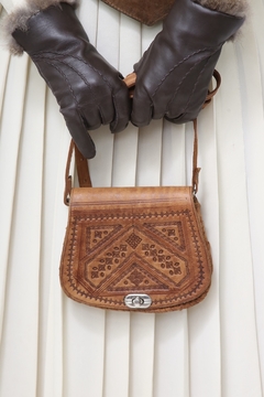 Bolsa 100 % couro rustico - loja online
