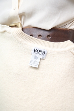 Colete HUGO BOSS lã bordado - comprar online