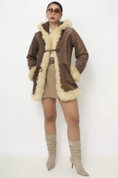 Casaco Penny Lane com touca curto - loja online