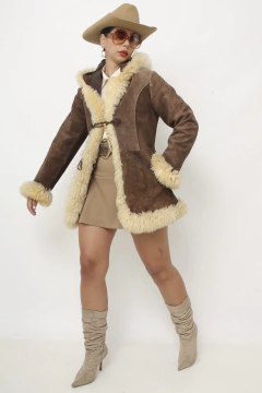 Casaco Penny Lane com touca curto - Capichó Brechó