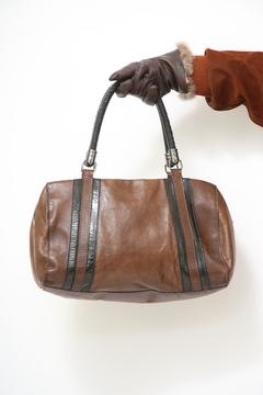 Bolsa marrom det preto couro AREZZO