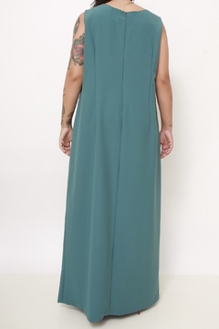 Conjunto VESTIDO + BLAZER verde chic - Capichó Brechó