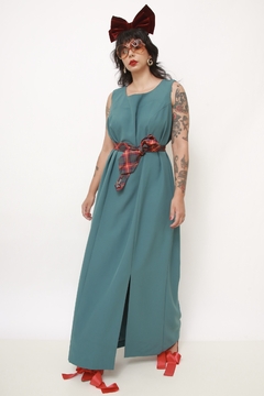 Conjunto VESTIDO + BLAZER verde chic - loja online