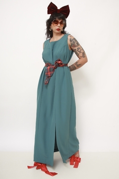 Conjunto VESTIDO + BLAZER verde chic - comprar online