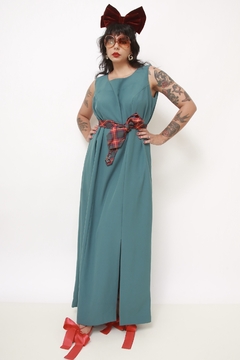 Conjunto VESTIDO + BLAZER verde chic - loja online
