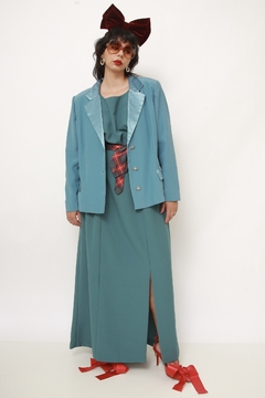 Conjunto VESTIDO + BLAZER verde chic - Capichó Brechó