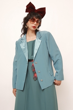 Conjunto VESTIDO + BLAZER verde chic - loja online