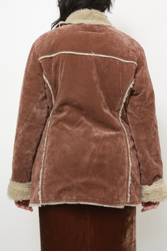 Casaco estilo Penny marrom forro pelucia - comprar online