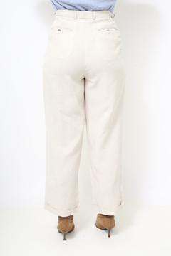 Calça classica 100% linho - comprar online