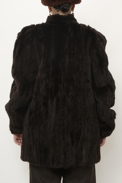 Casaco 100% pele marrom vintage - comprar online