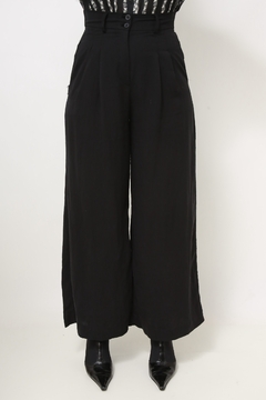 Calça preta pantalona Zara - loja online