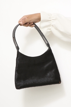 Bolsa preta pele couro - loja online
