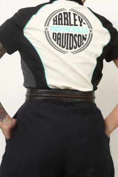 Blusa Harley Davidson color recorte na internet