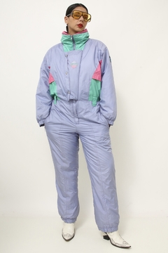 Macacao ski roxo rosa vintage na internet