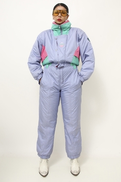 Macacao ski roxo rosa vintage - comprar online