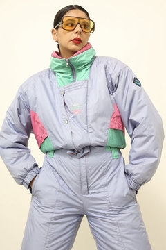 Macacao ski roxo rosa vintage - comprar online