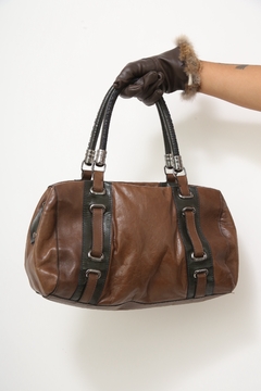Bolsa marrom det preto couro AREZZO - comprar online