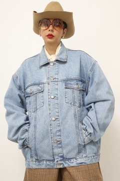 Jaqueta jeans classica azul