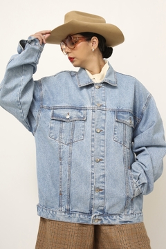 Imagem do Jaqueta jeans classica azul