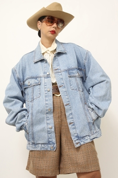 Jaqueta jeans classica azul - loja online