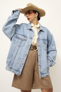 Jaqueta jeans classica azul - comprar online