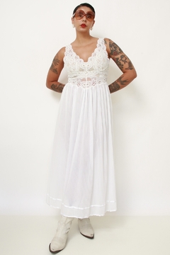 Camisola plissada com renda