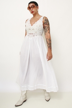 Camisola plissada com renda - Capichó Brechó