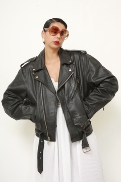 Jaqueta couro biker classica preta na internet