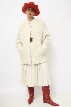 Imagem do Casaco tricot grosso creme