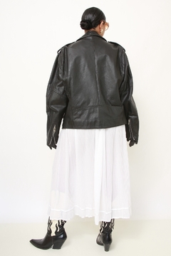 Imagem do Jaqueta couro biker classica preta