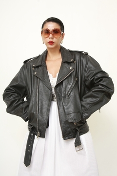 Jaqueta couro biker classica preta na internet